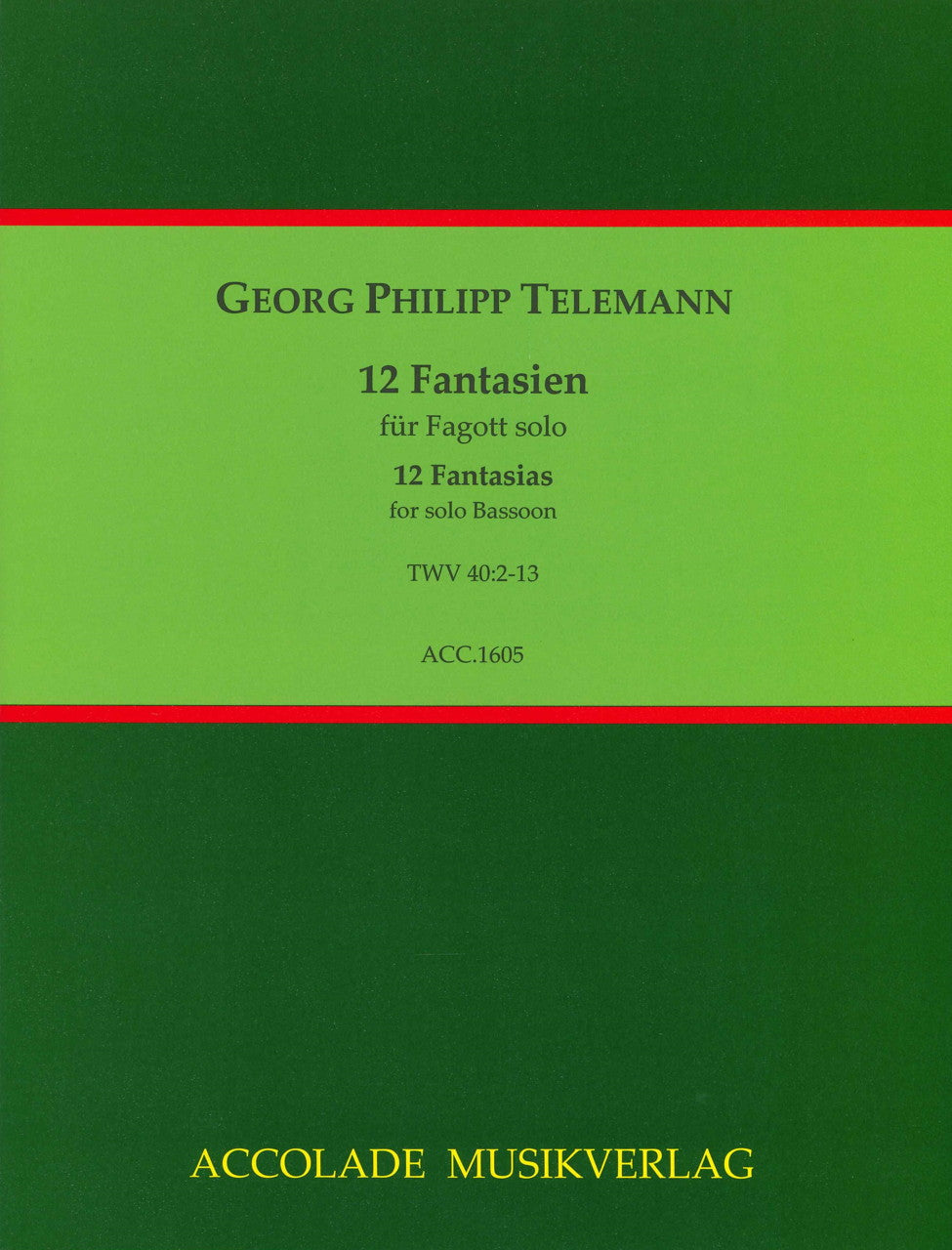 Telemann, 12 Fantasien TWV 40/2-13 (Accolade)