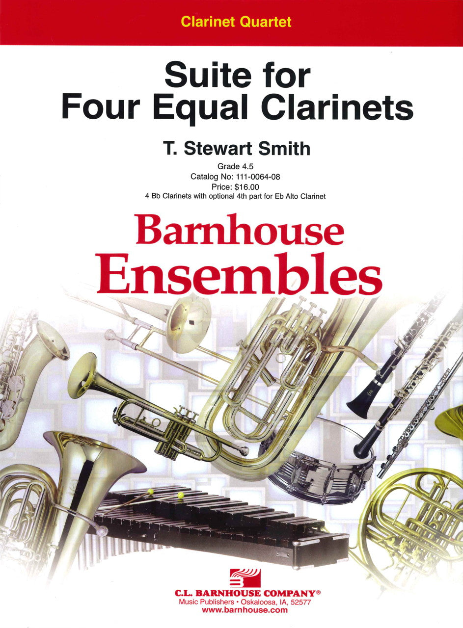 Smith, Suite for Four Equal Clarinets (Barnhouse)