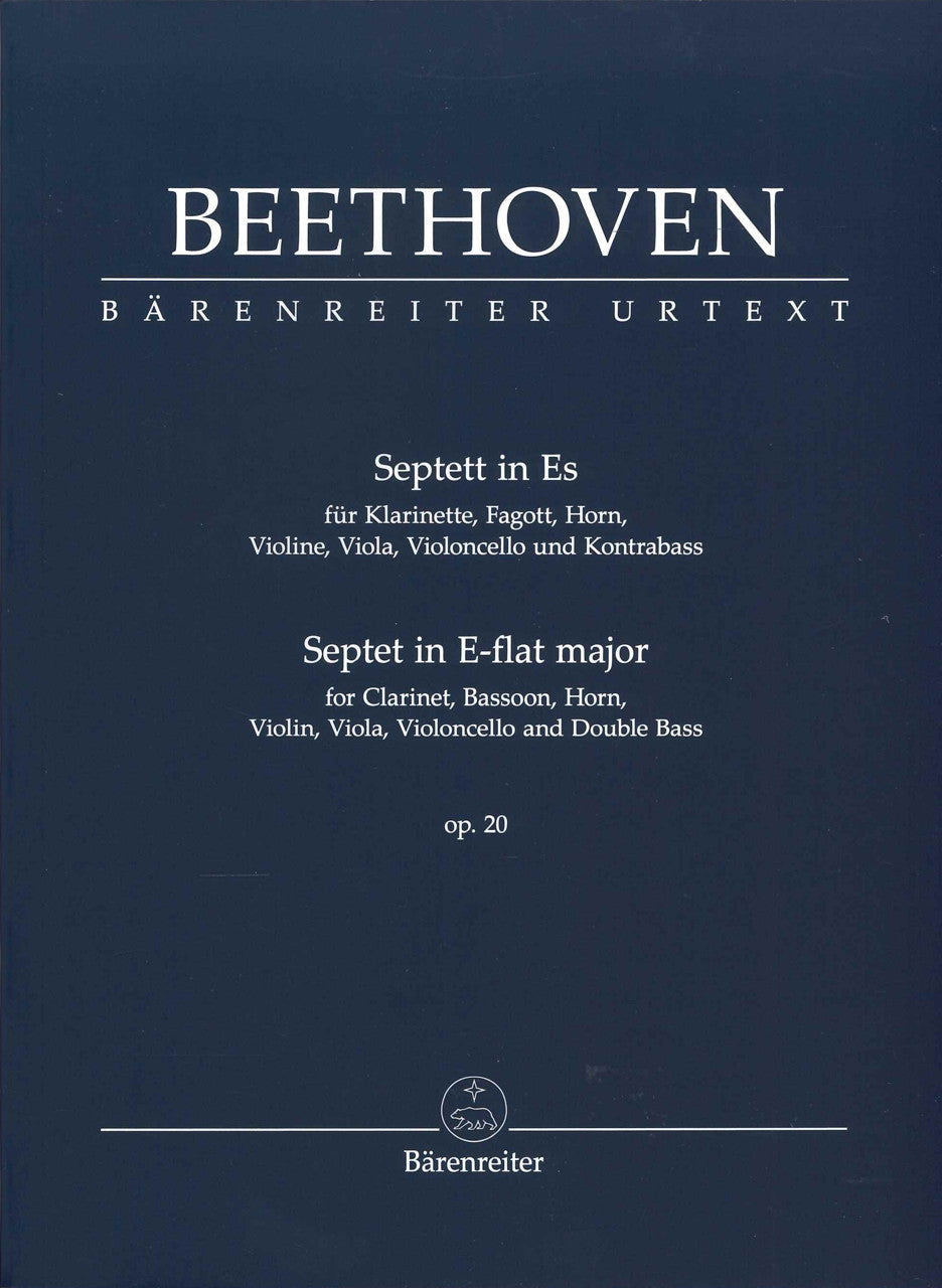 Beethoven, Septet in Eb major, op. 20 (Barenreiter)