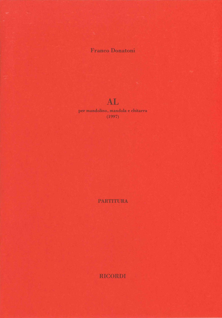 Donatoni, Al (1997) (Ricordi)