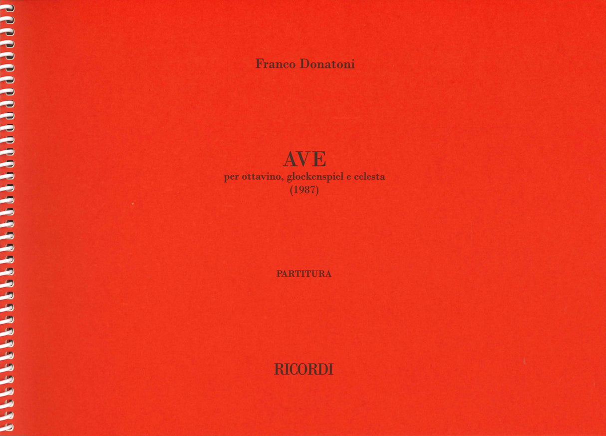 Donatoni, Ave (1987) (Ricordi)