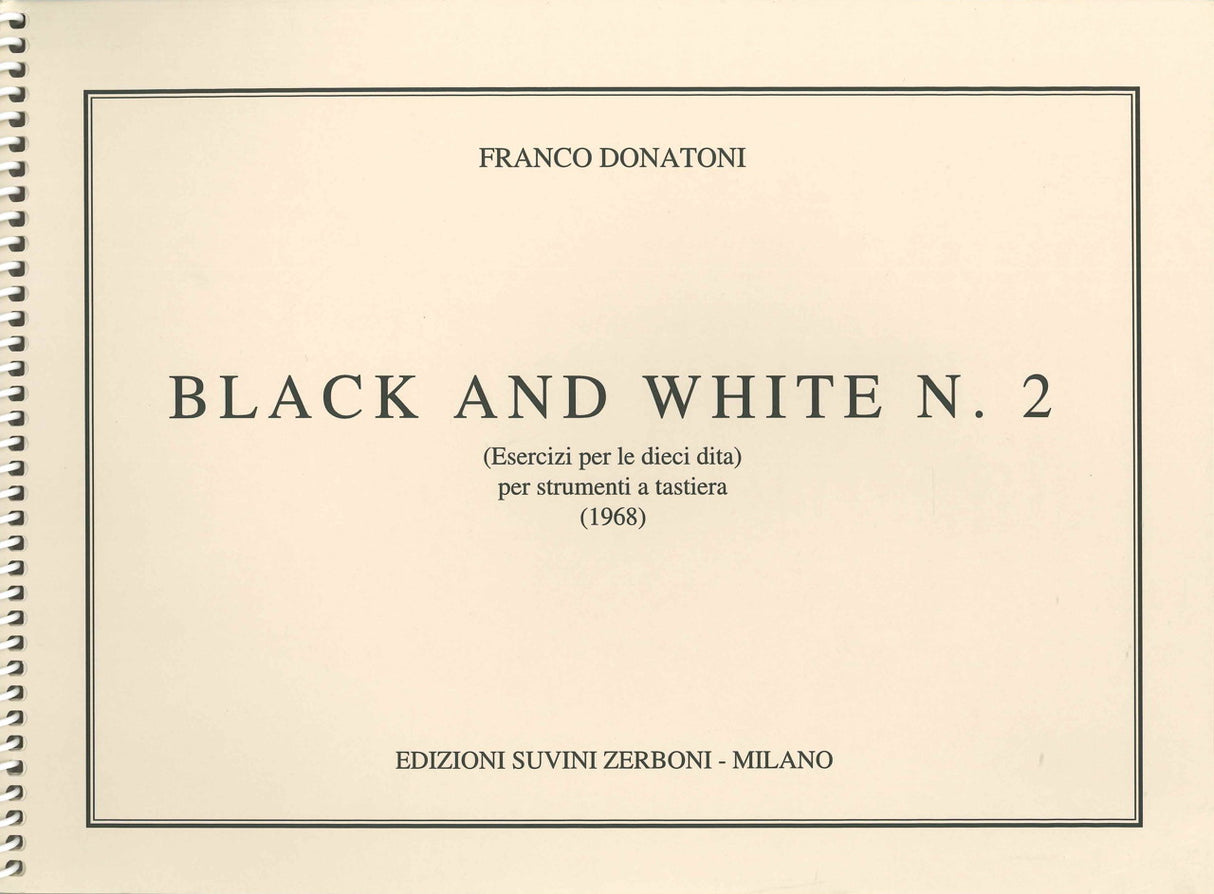 Donatoni, Black and White No. 2 (1968) (Suvini Zerboni)