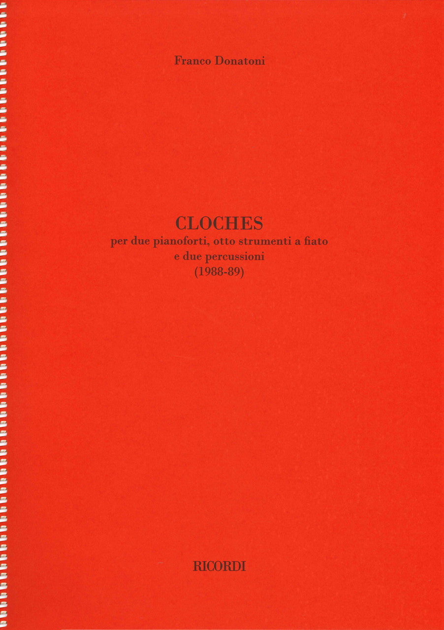 Donatoni, Cloches (1988-89) (Ricordi)