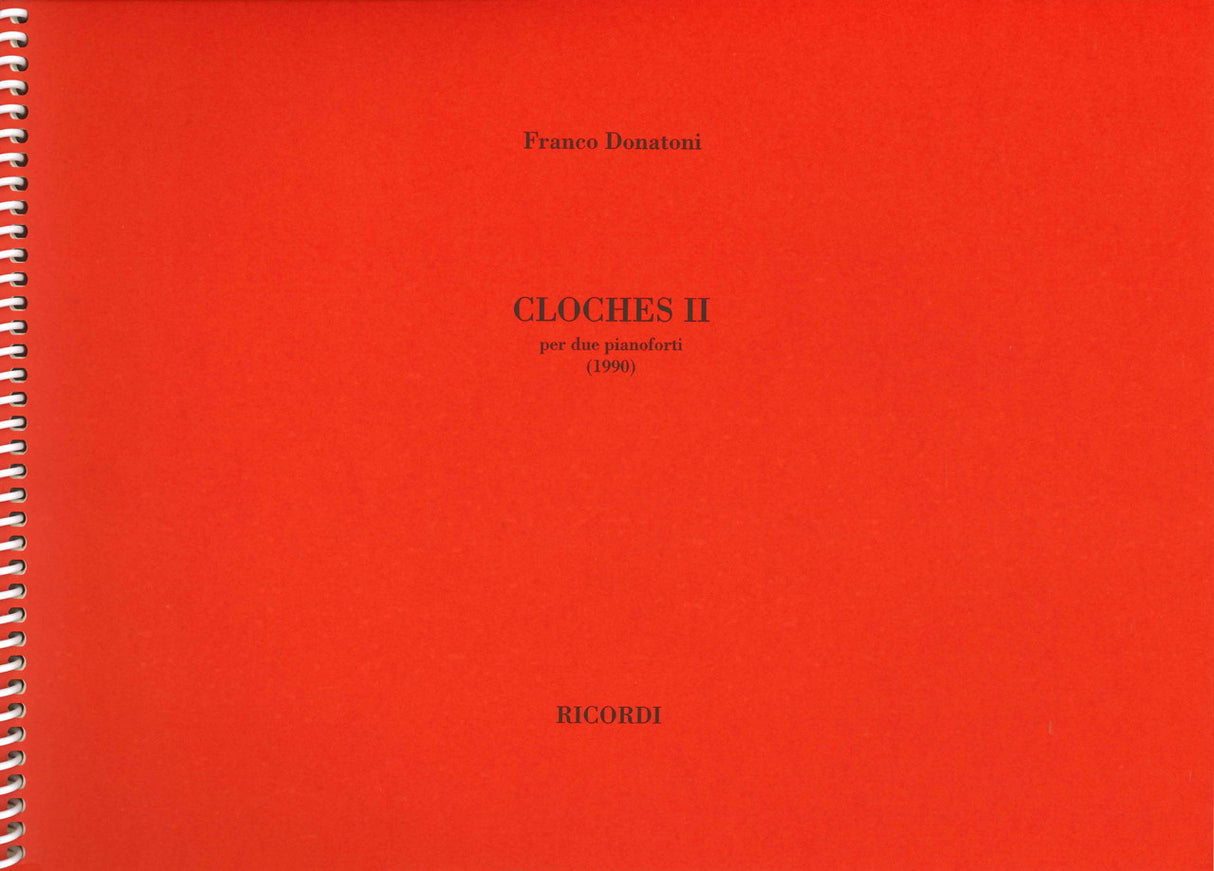 Donatoni, Cloches II (1990) (Ricordi)