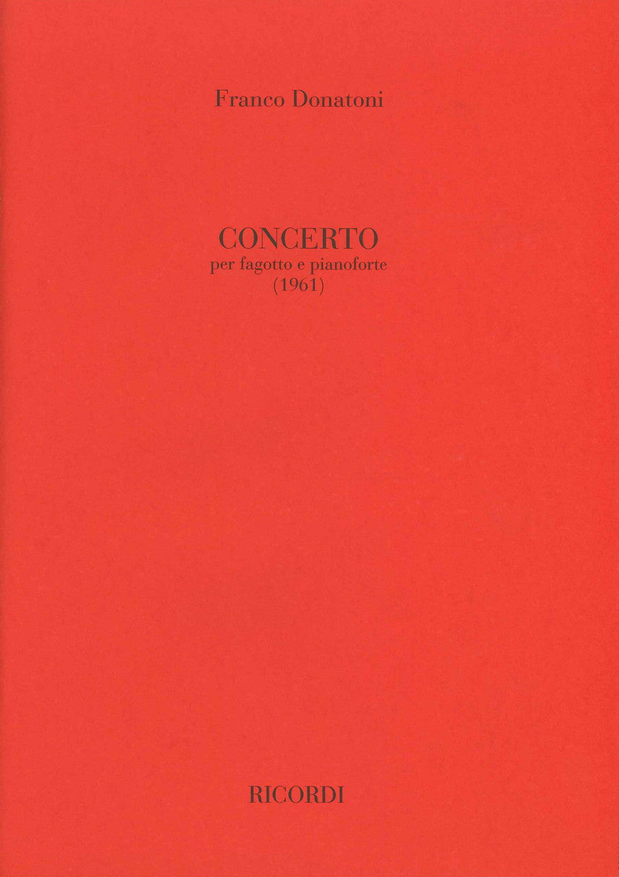 Donatoni, Concerto per fg e pf (Ricordi)