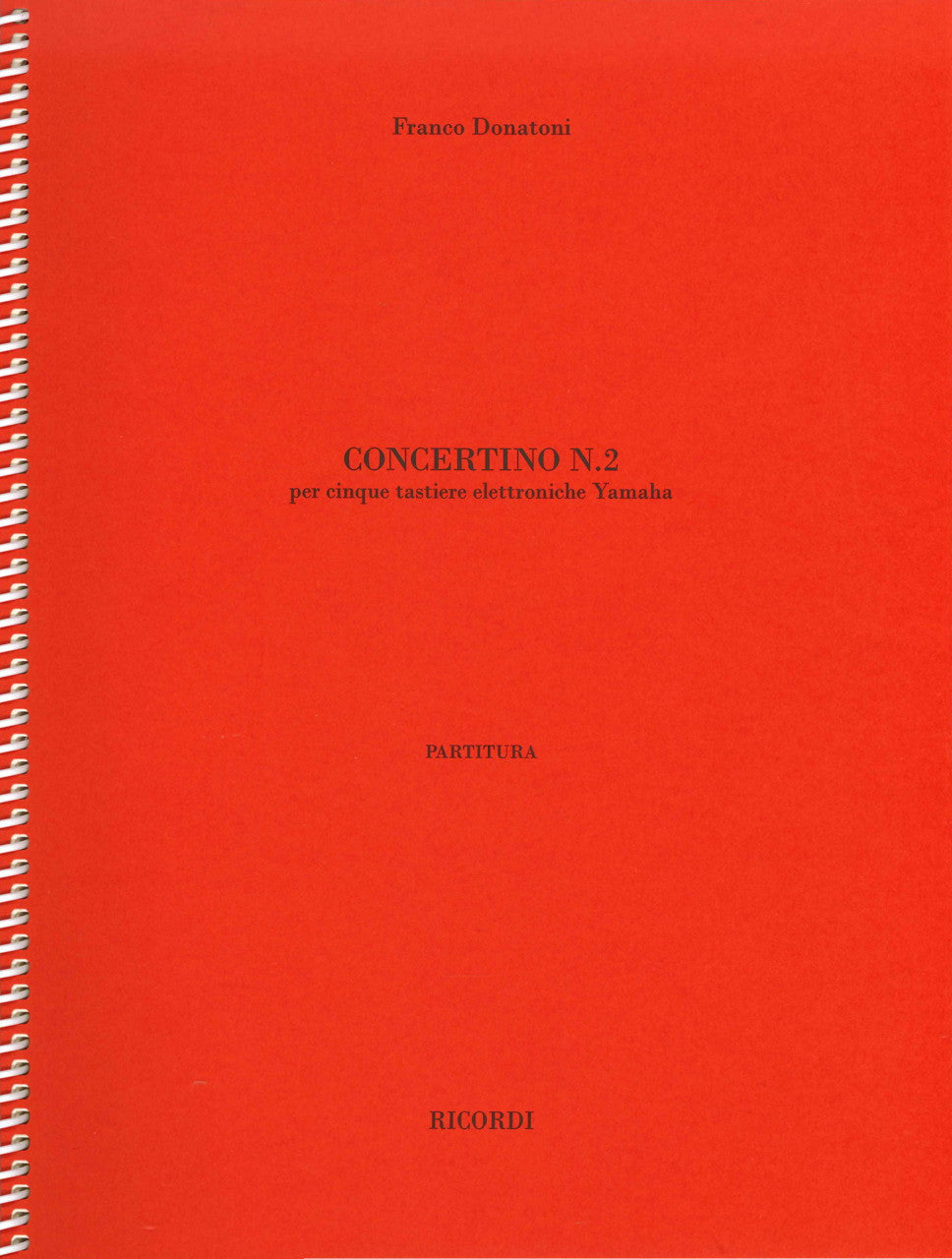 Donatoni, Concertino No. 2 (Ricordi)