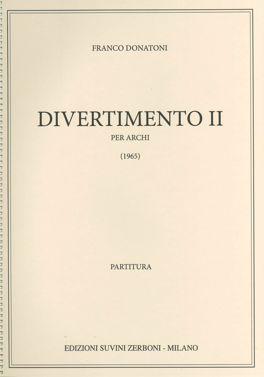 Donatoni, Divertimento II (Suvini Zerboni)