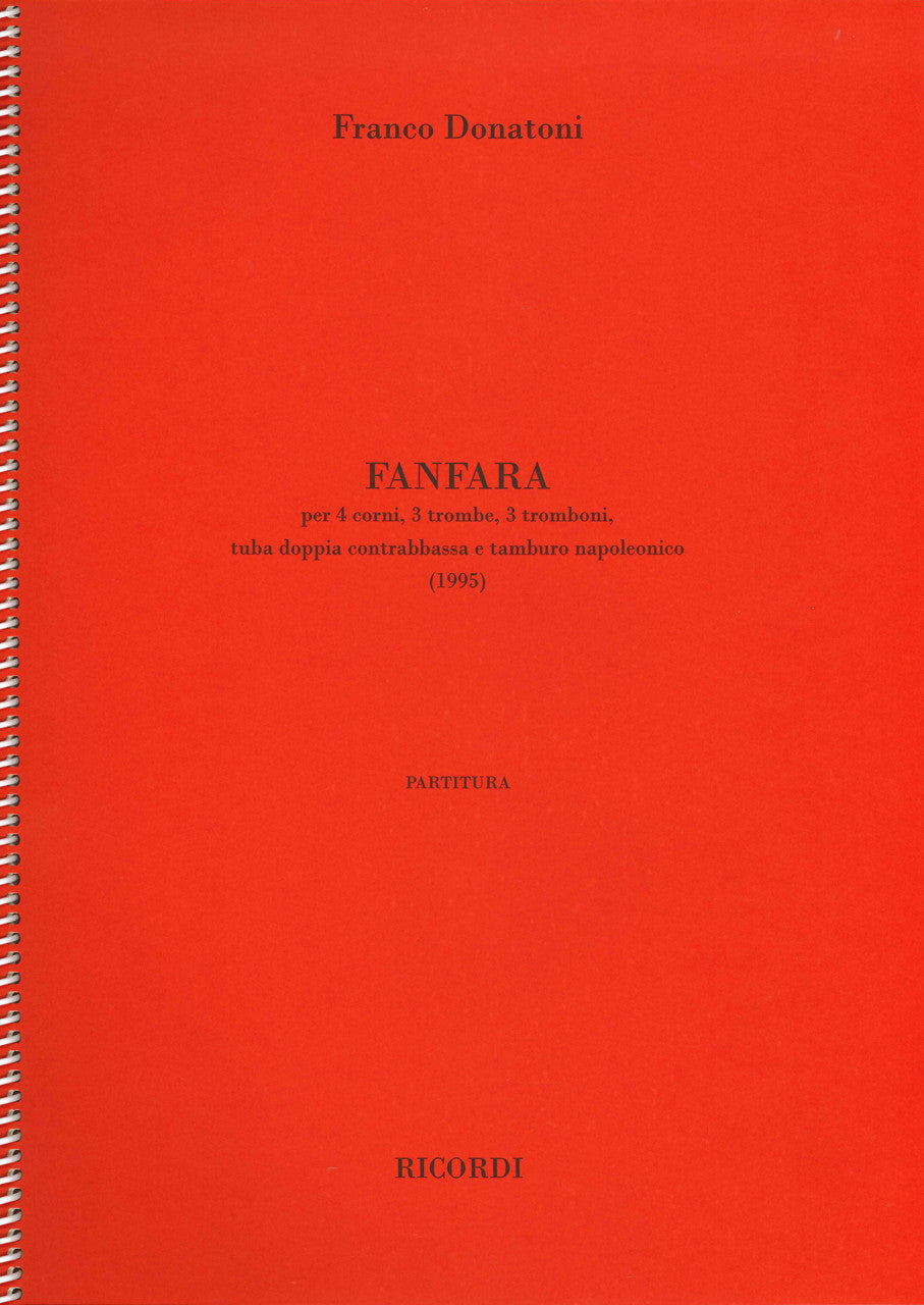 Donatoni, Fanfara (1995) (Ricordi)