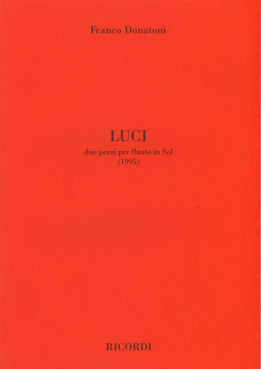 Donatoni, Luci (1995) (Ricordi)