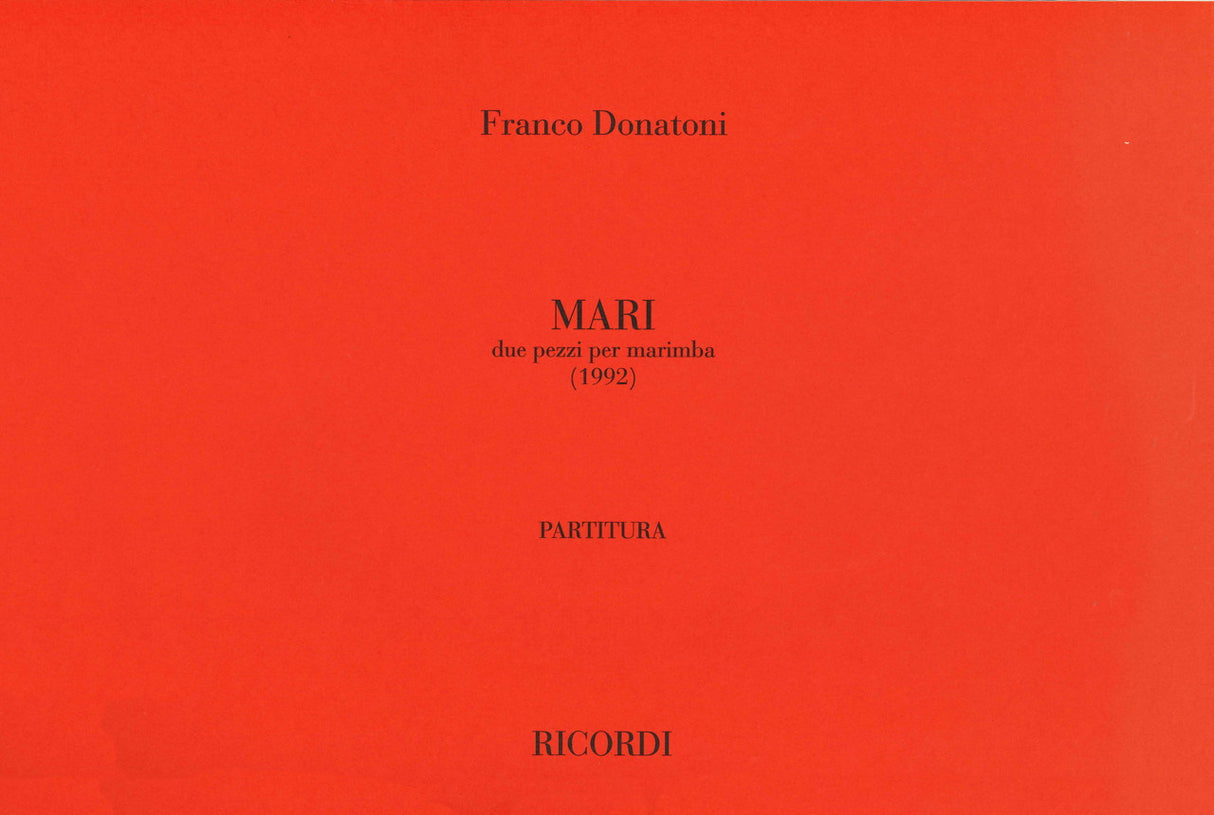 Donatoni, Mari (1992) (Ricordi)