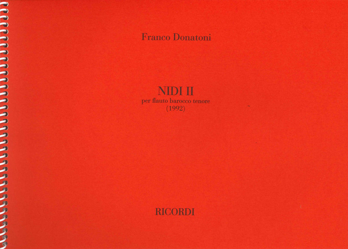 Donatoni, Nidi II (1992) (Ricordi)