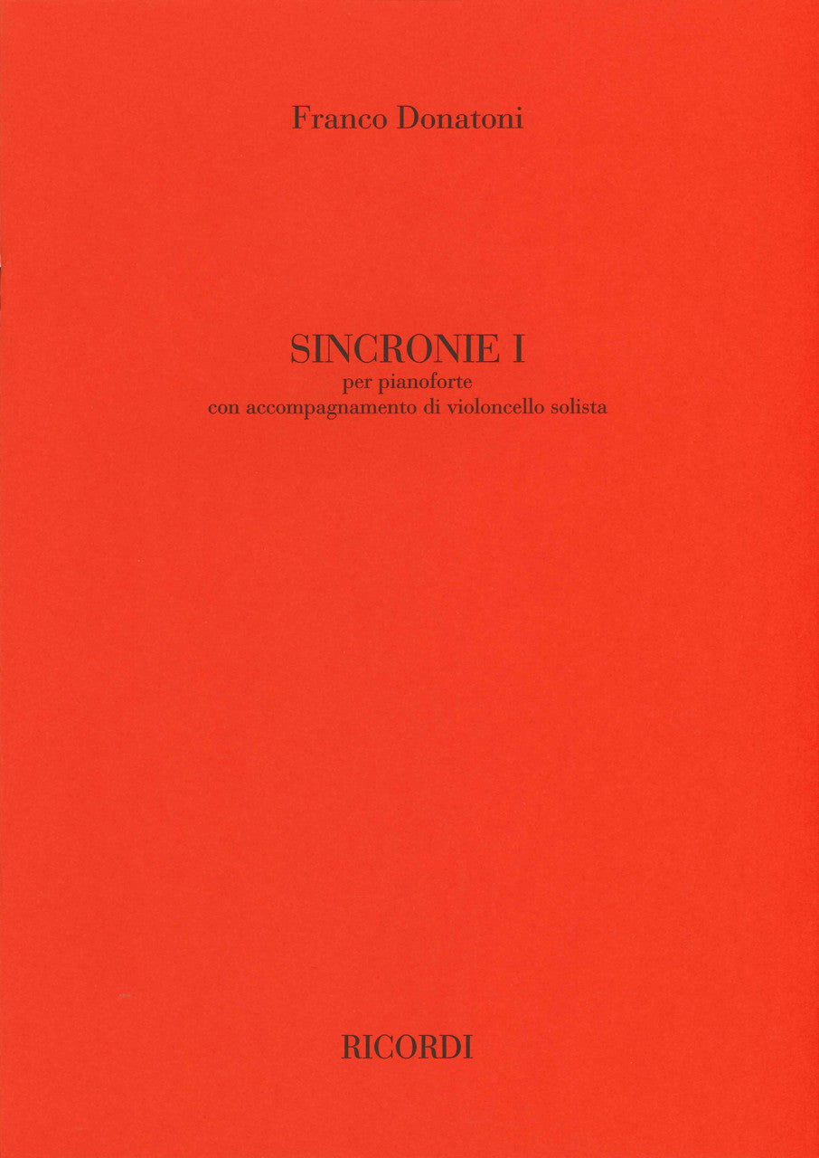 Donatoni, Sincronie I (Ricordi)