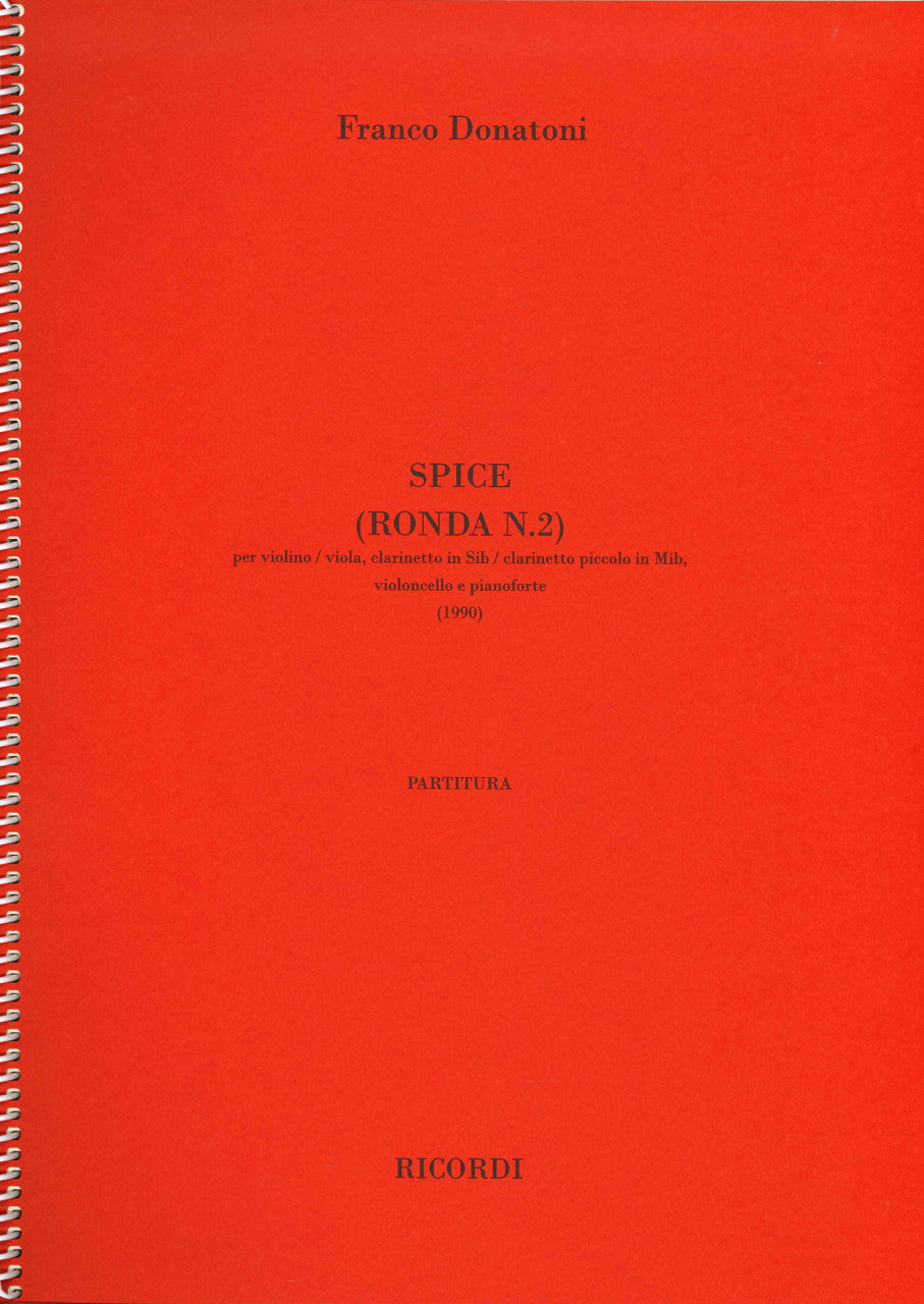 Donatoni, Spice (Ronda No. 2) (1990) (Ricordi)
