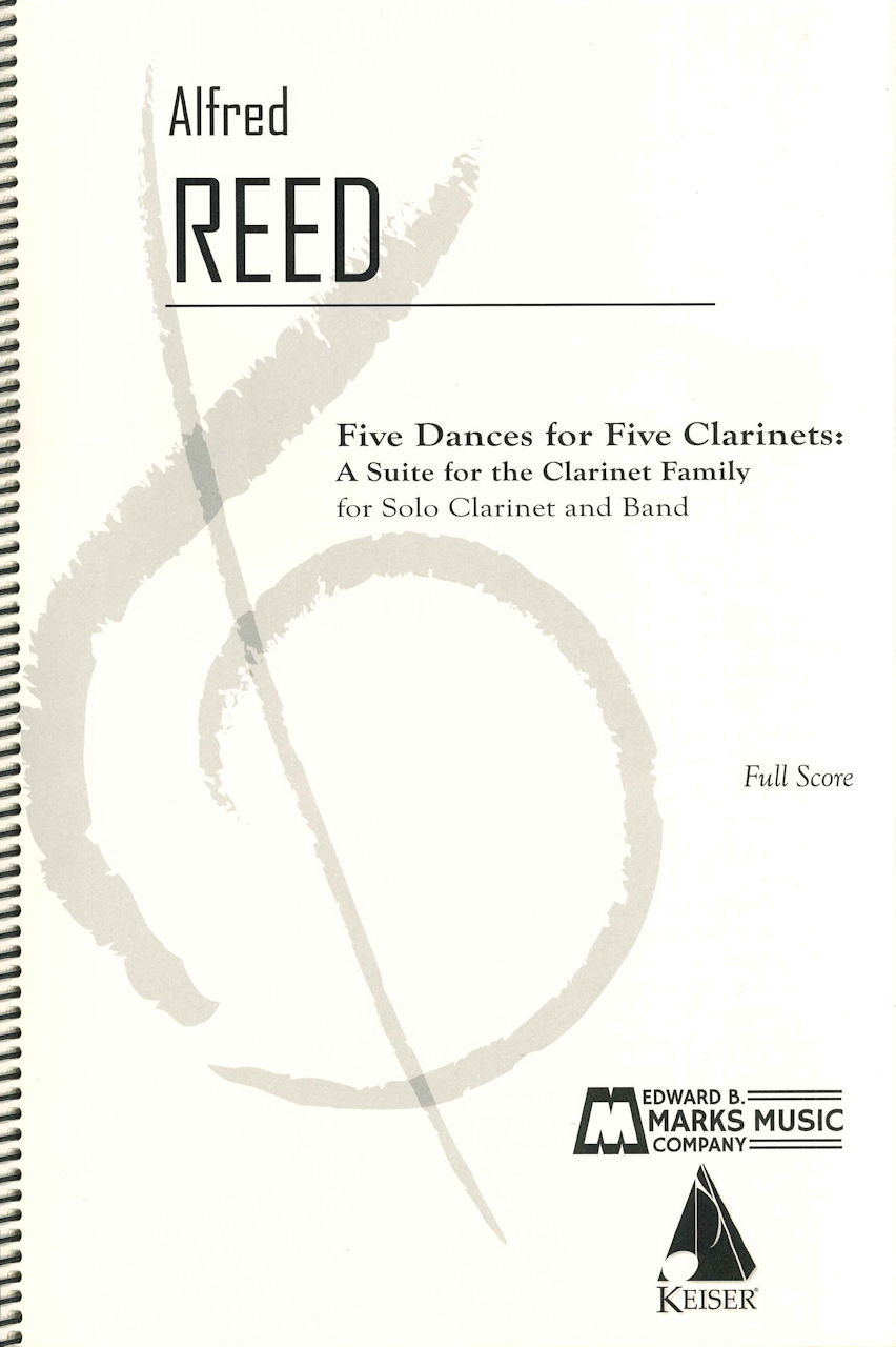 Reed, 5 Dances For 5 Clarinets (Score) (Marks)