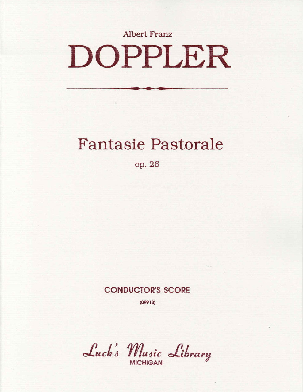 Doppler, Fantasie pastorale (Score) (Luck's Music)