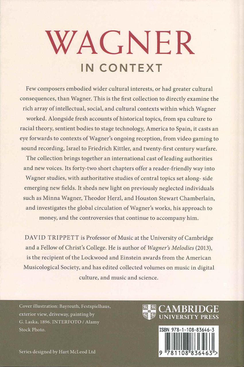 Trippett,D., Wagner in Context (Cambridge University Press)