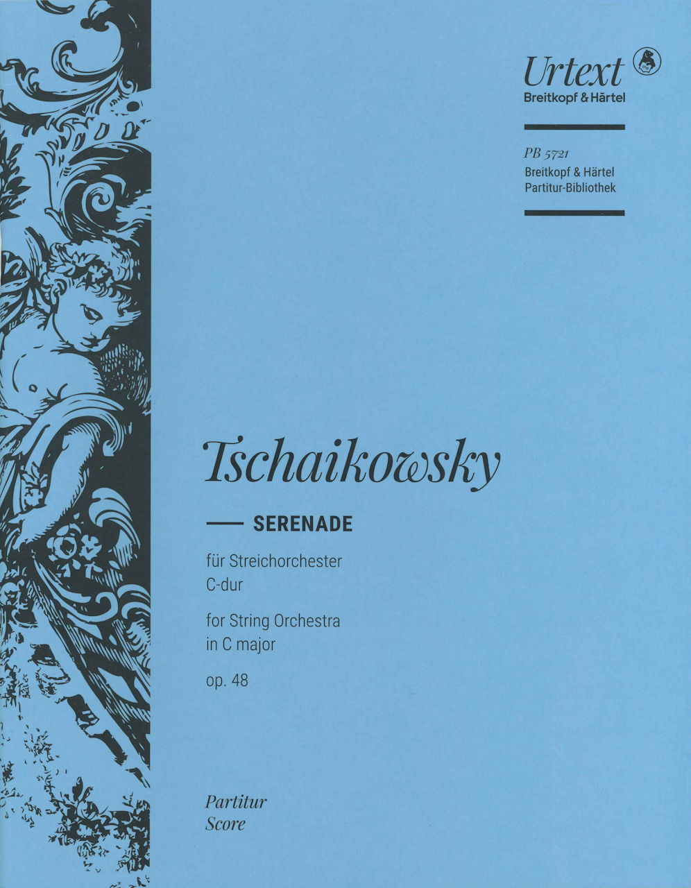Tchaikovsky, Serenade, op. 48 Full Score (Breitkopf)