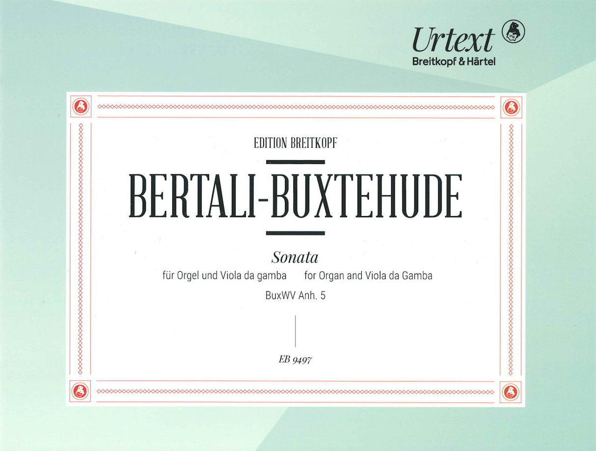 Bertali/Buxtehud, Sonata for Org & VdG (Breitkopf)
