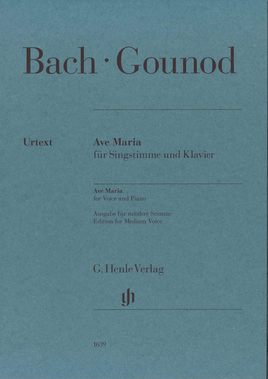 Bach/Gounod, Ave Maria (Medium,Pf) [L] (Henle)