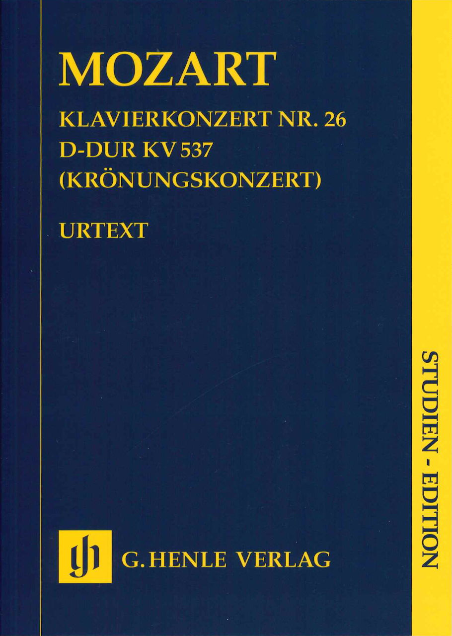 Mozart, Concerto for Piano KV 537 No. 26 (Henle)