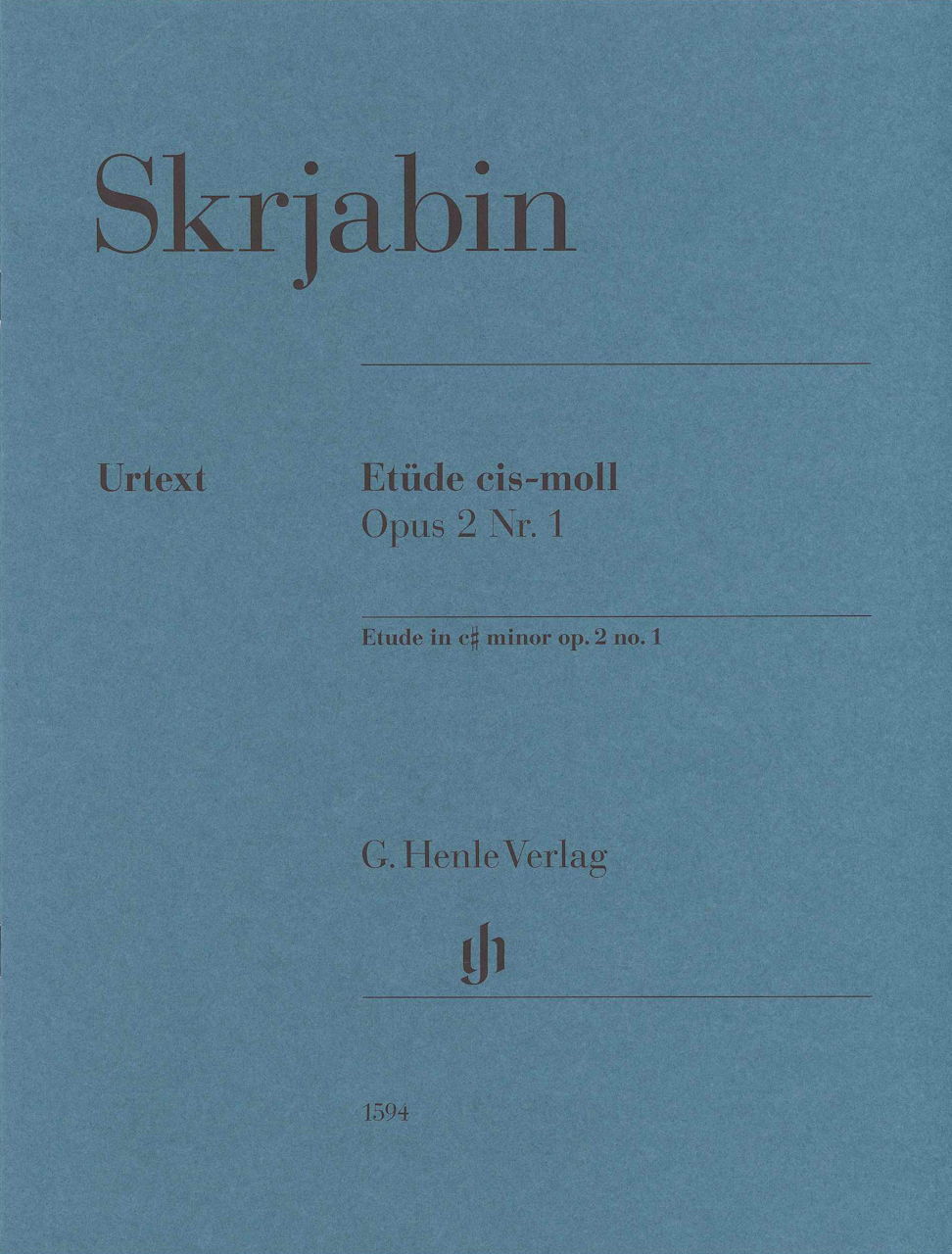 Scriabin, Etude op. 2/1 (Henle)