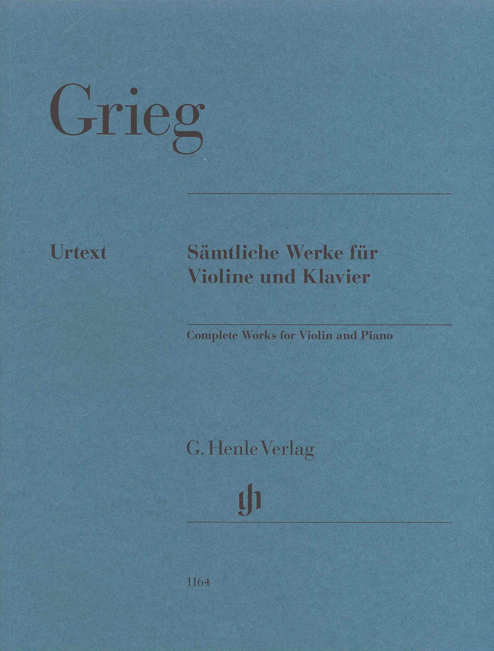 Grieg, Complete Works for Violin and Pf (Henle)