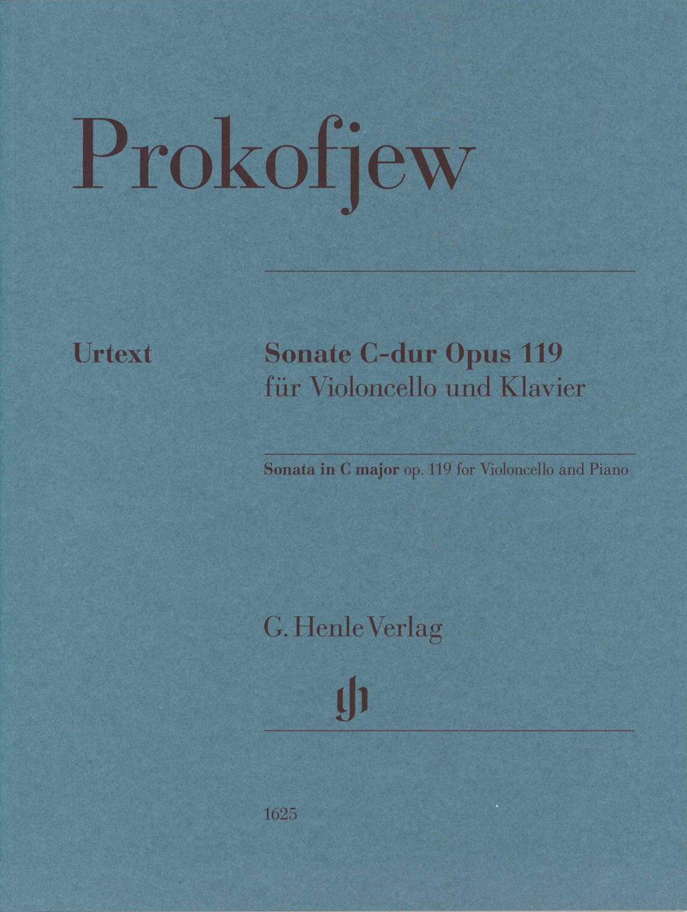 Prokofiev, Sonata in C op. 119 (Vc) (Henle)