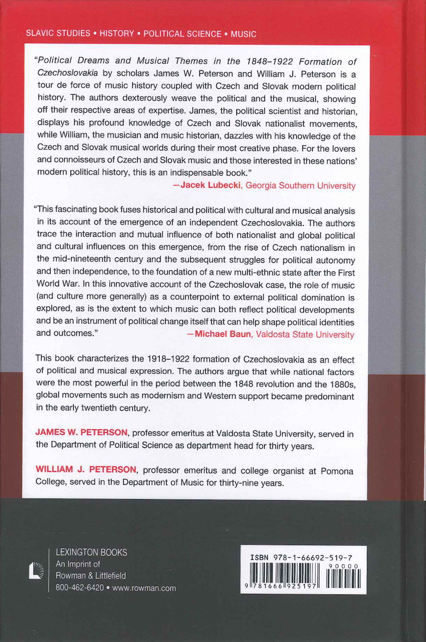 Peterson, Political Dreams and Musical (Lexington Books)