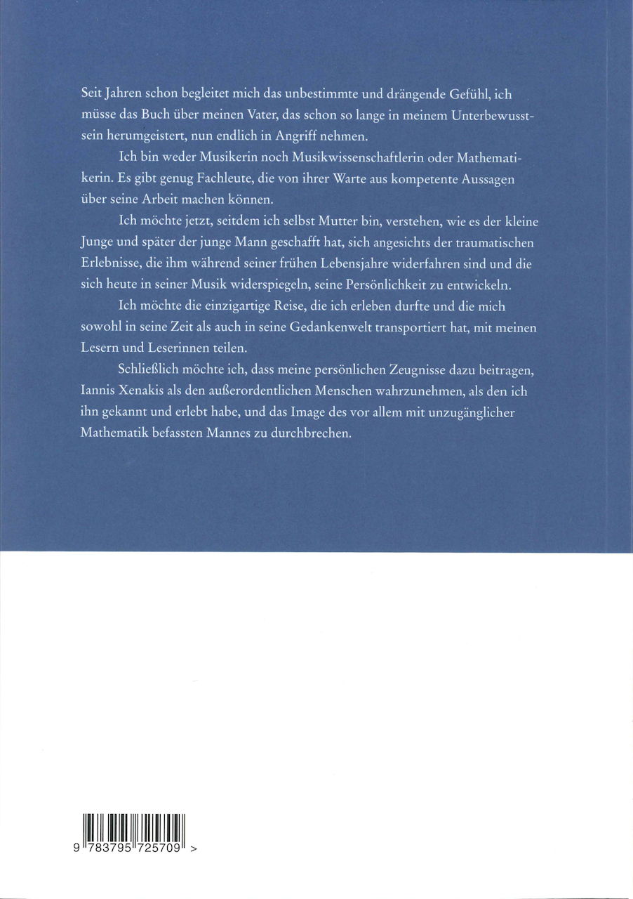 Xenakis,M., Iannis Xenakis. Mein Vater (Schott)