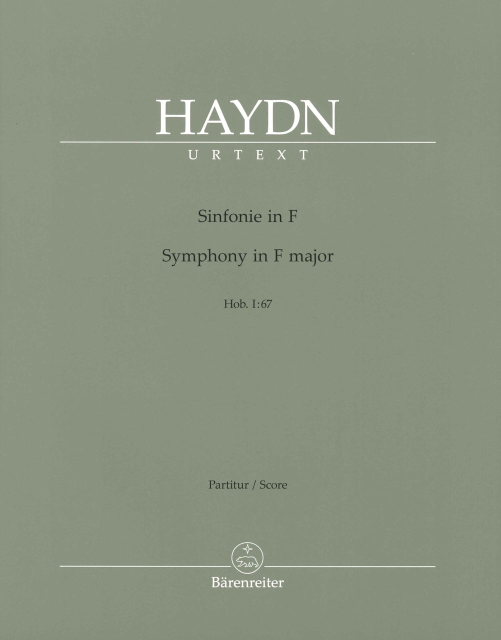 Haydn, Symphony No. 67 in F (Barenreiter)