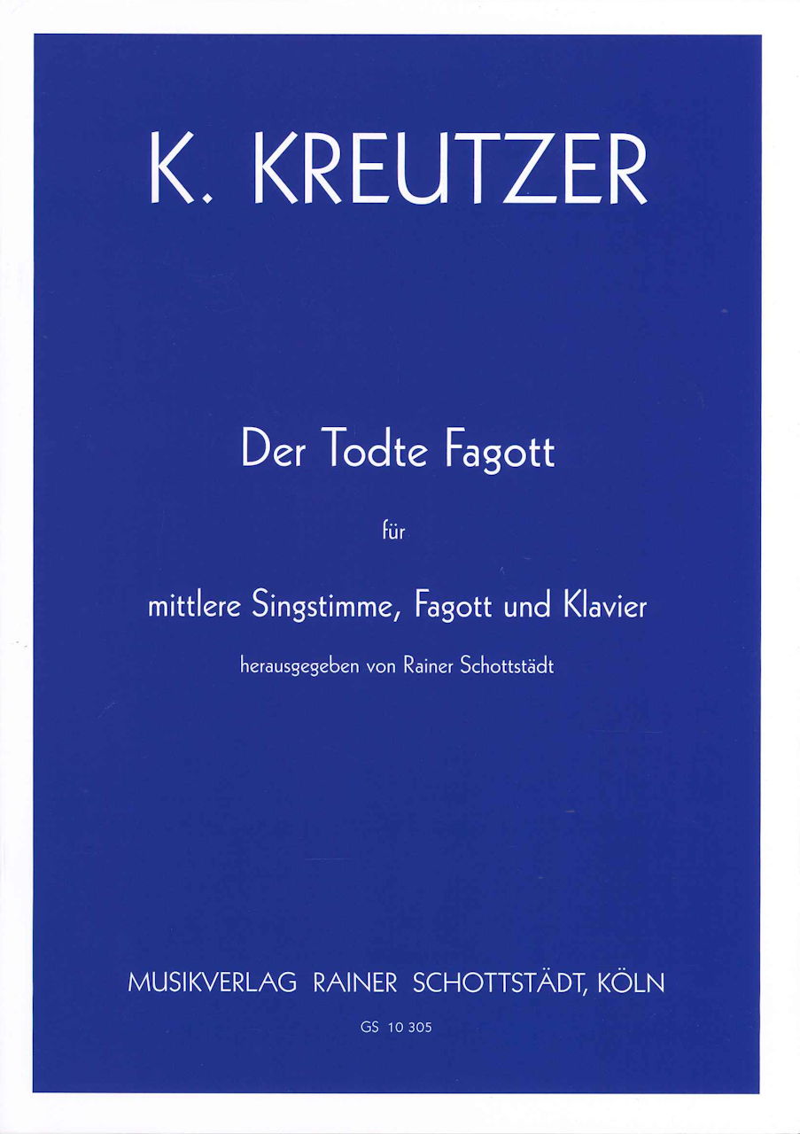 Kreutzer, Der todte Fagott (Rainer Schottstadt)