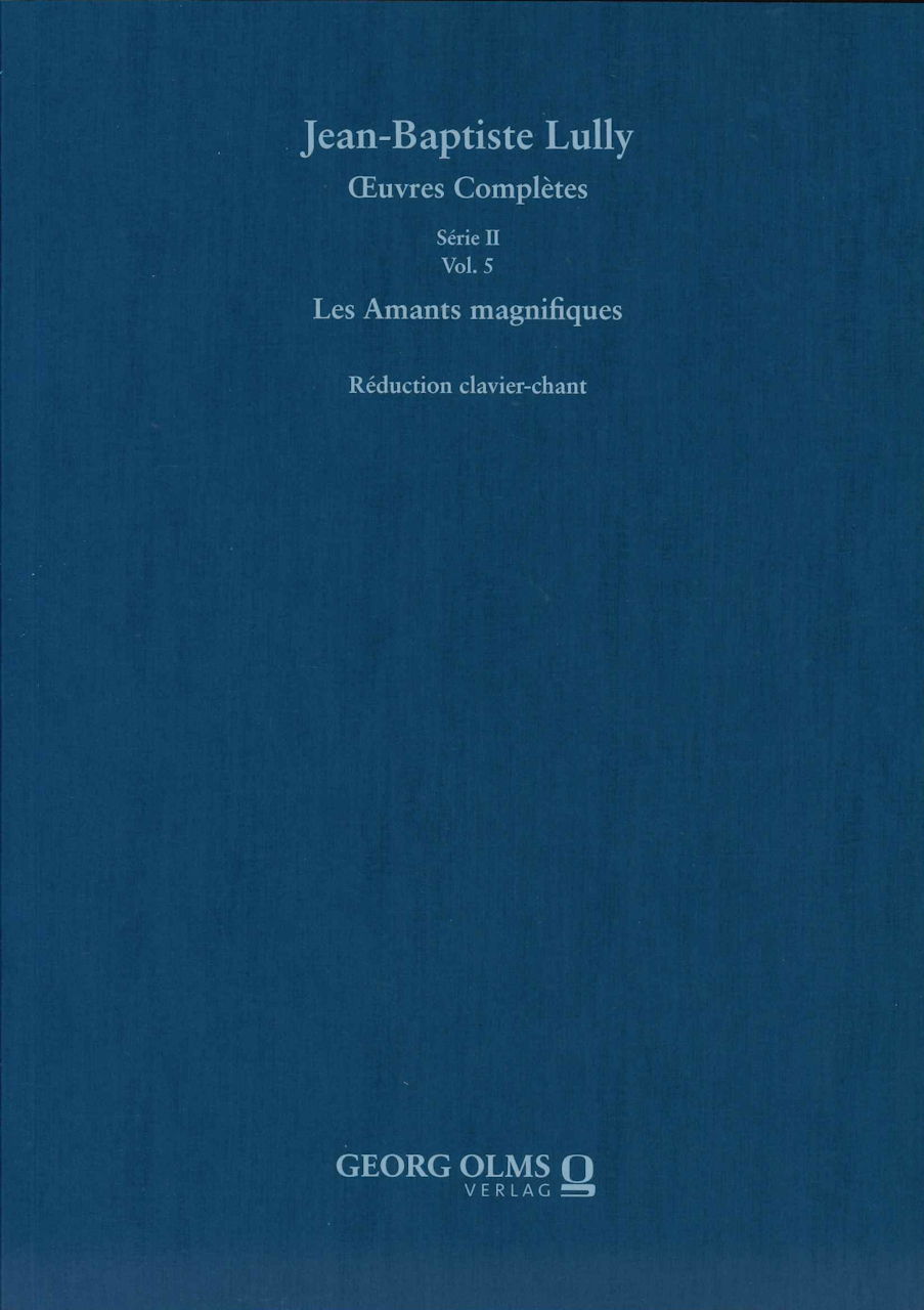 Lully, Oeuvres Complete 2/5 Pf.Reduction (Olms)
