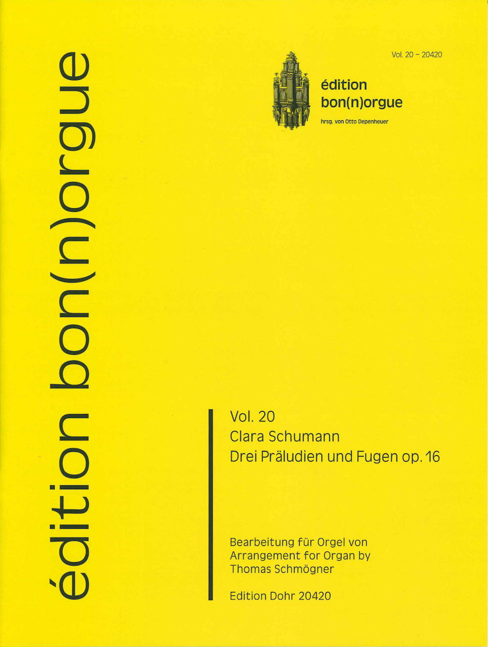 Schumann,C., 3 Praludien u. Fugen op. 16 (Dohr)