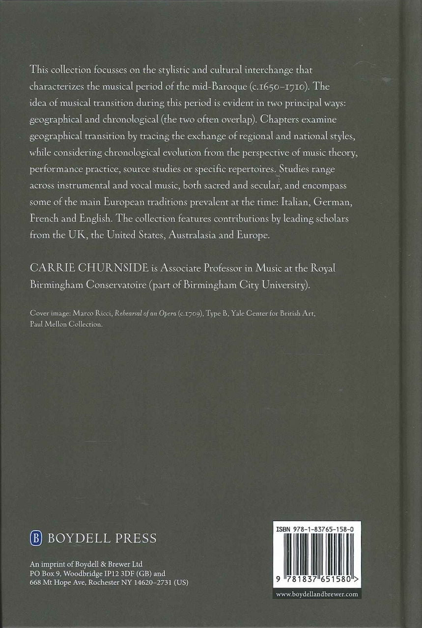 Churnside, Transitions in Mid-Baroque (Boydell Press)