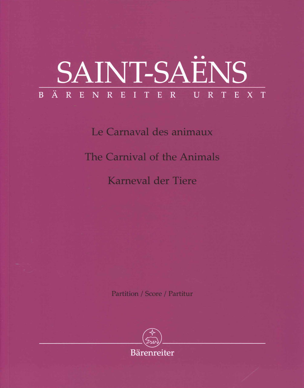 Saint-Saens, The Carnival of the Animals (Barenreiter)