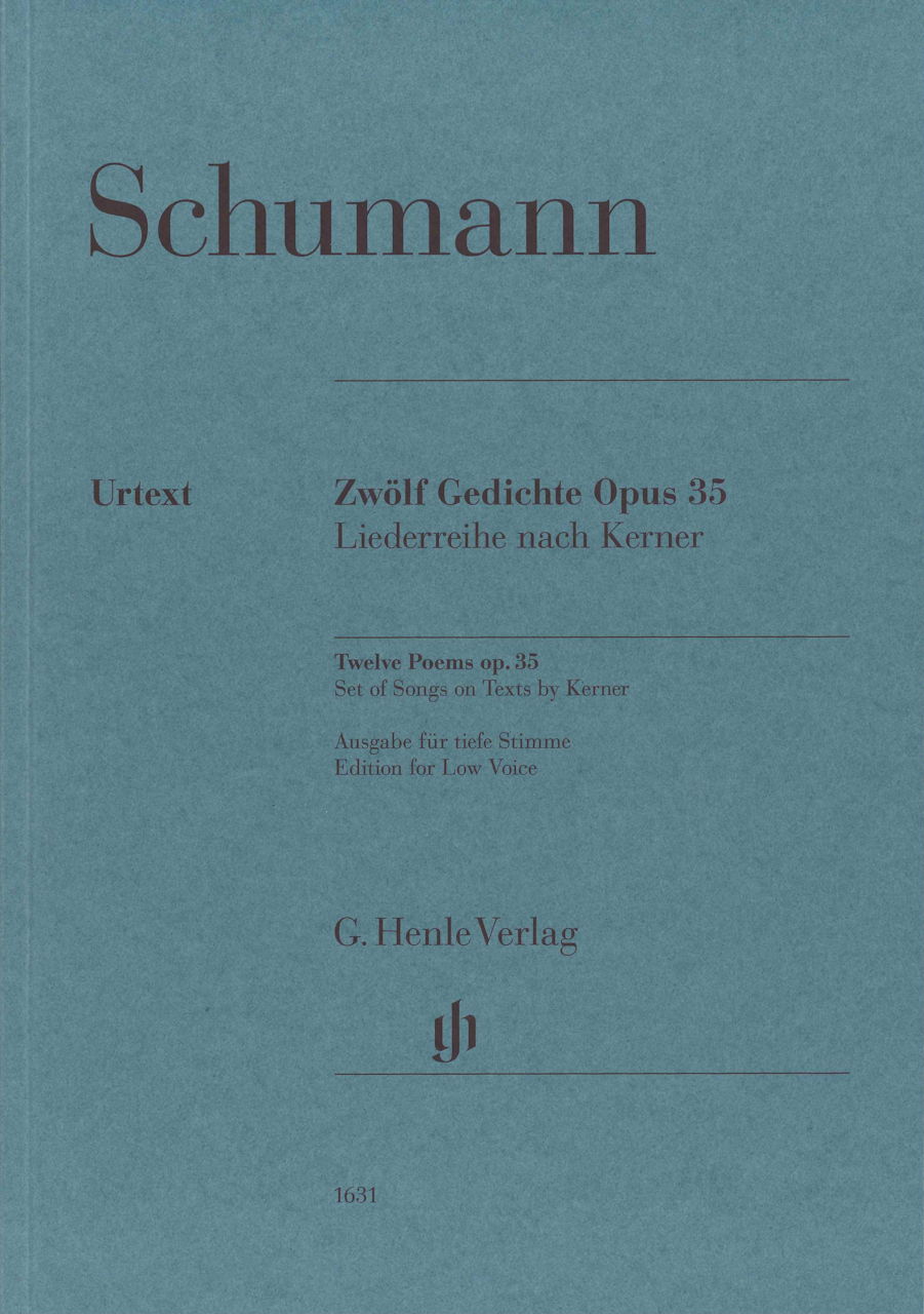 Schumann, 12 Gedichte op. 35 (Low)[G] (Henle)