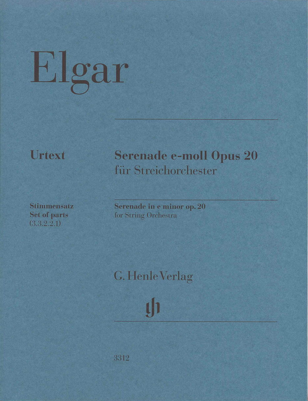 Elgar, Serenade op. 20 Set of parts (Henle)