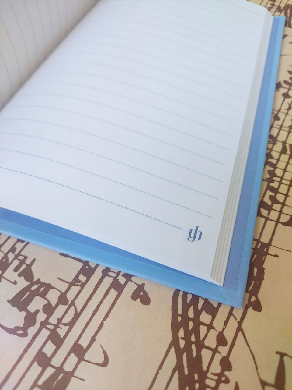 Henle Notebook: Lined, a Light Blue Cove (Henle)
