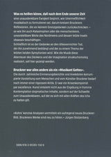 Kohrs, Anton Bruckner. Angst vor der Une (Wolke Verlag)