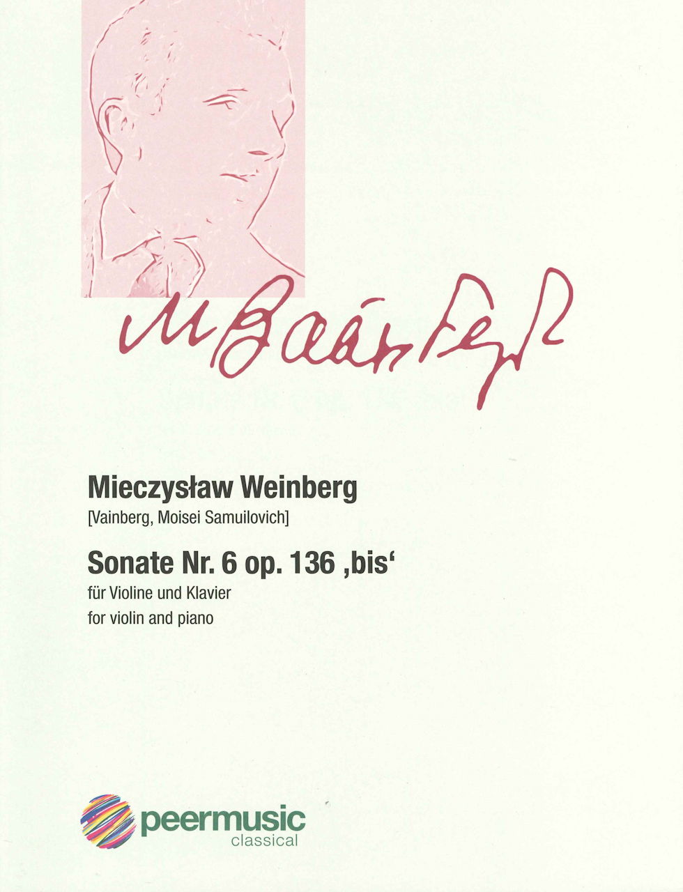 Weinberg, Sonate Nr. 6, op. 136bis (Peermusic)