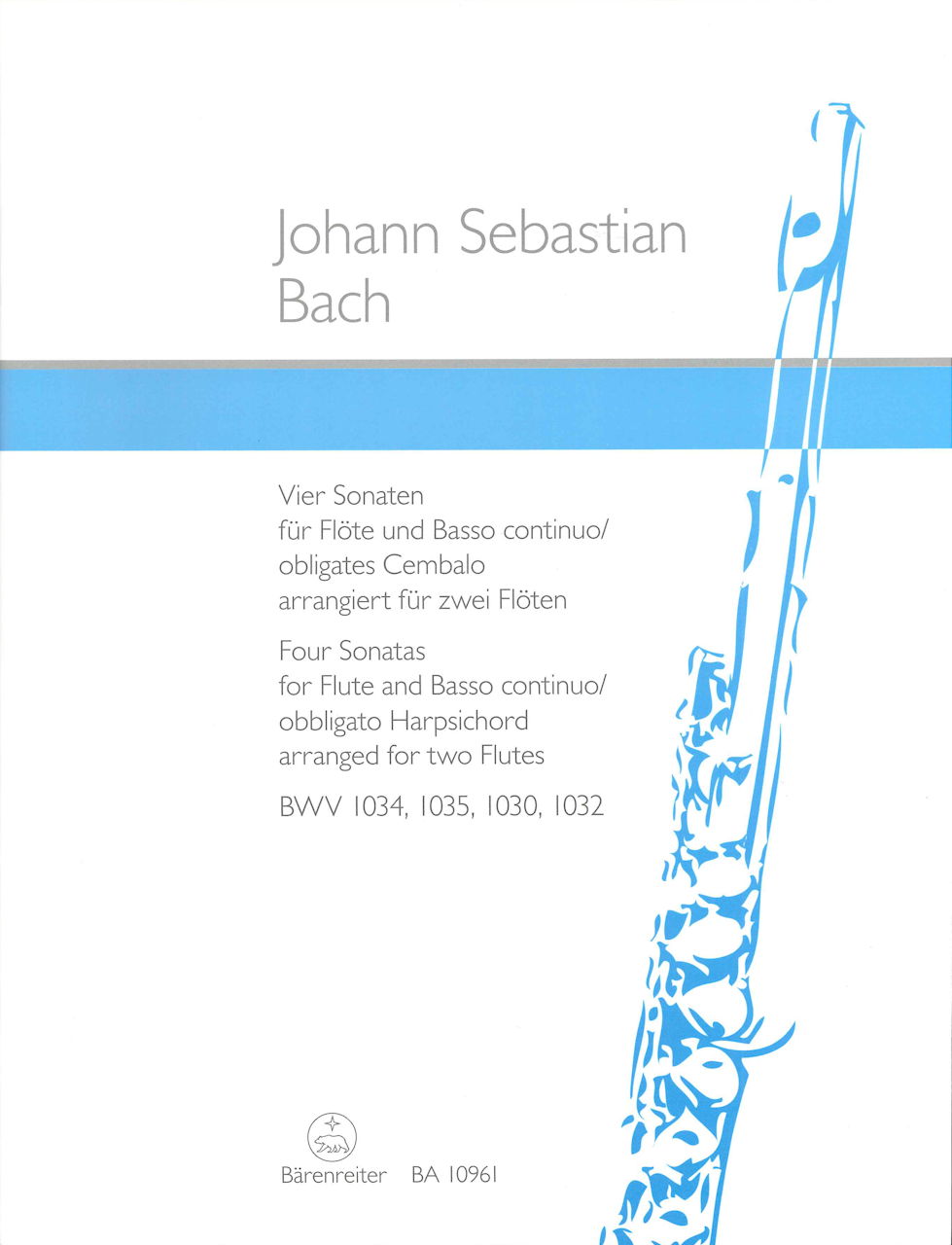 Bach, 4 Sonatas BWV 1034-35, 1030, 1032 (Barenreiter)