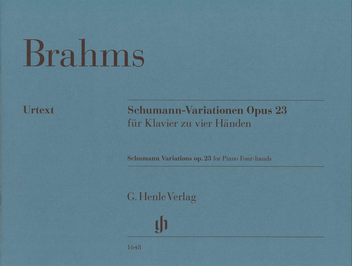 Brahms, Schumann Variations op. 23 (Henle)
