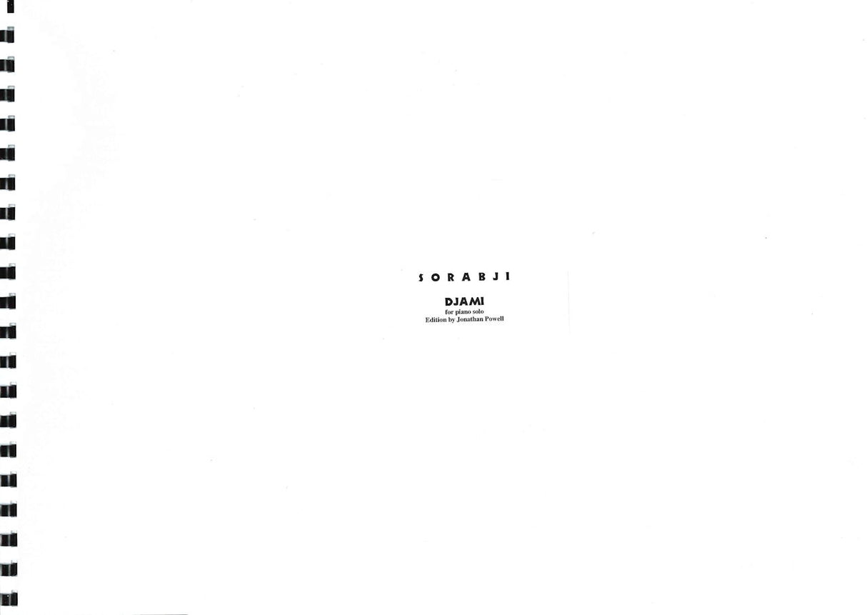 Sorabji, Nocturn: Djami (Powell ed.) (Sorabji Archive)