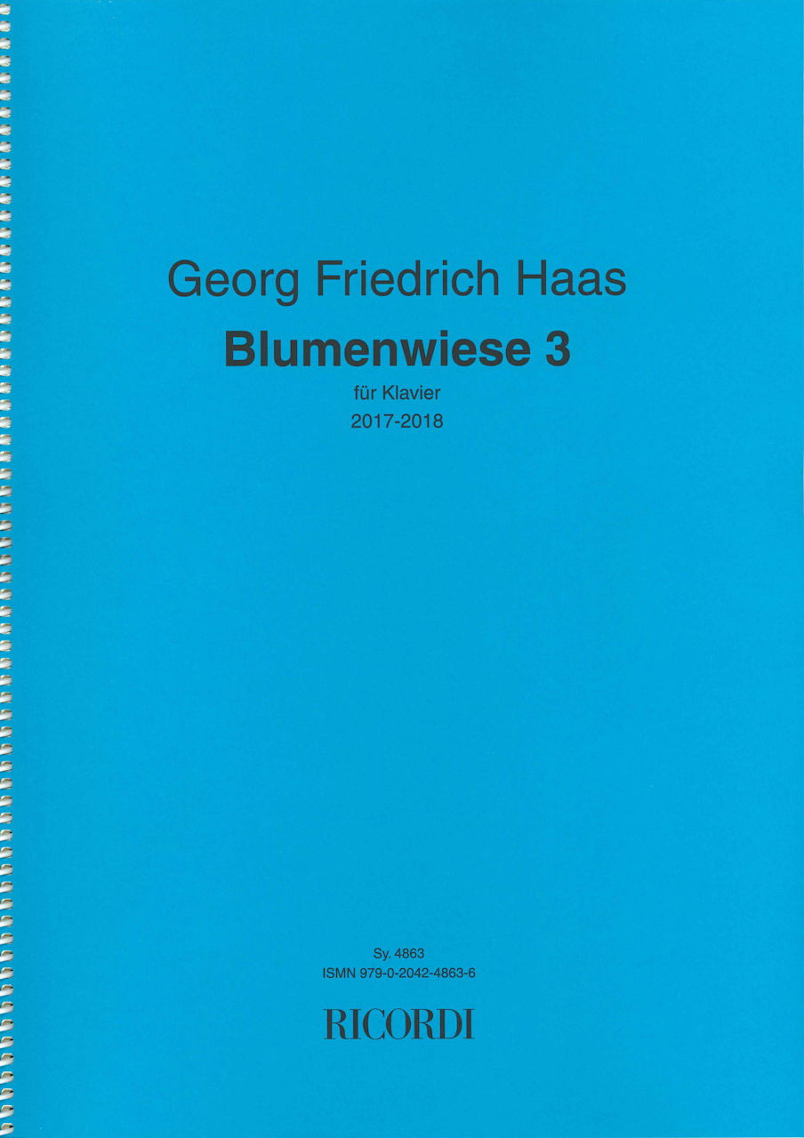 Haas, Blumenwiese 3, fur Klavier (Ricordi)