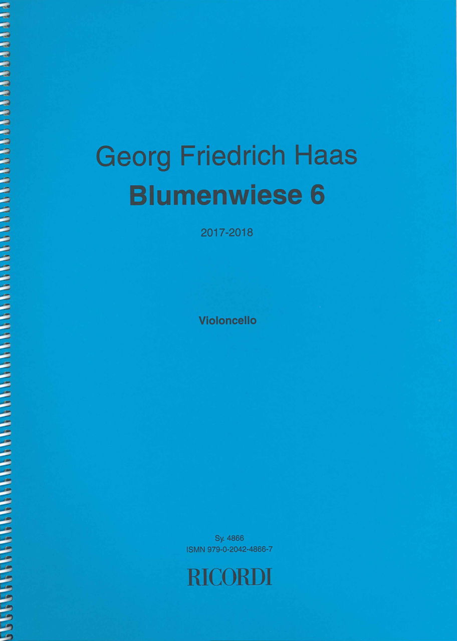 Haas, Blumenwiese 6, Violoncello (Ricordi)