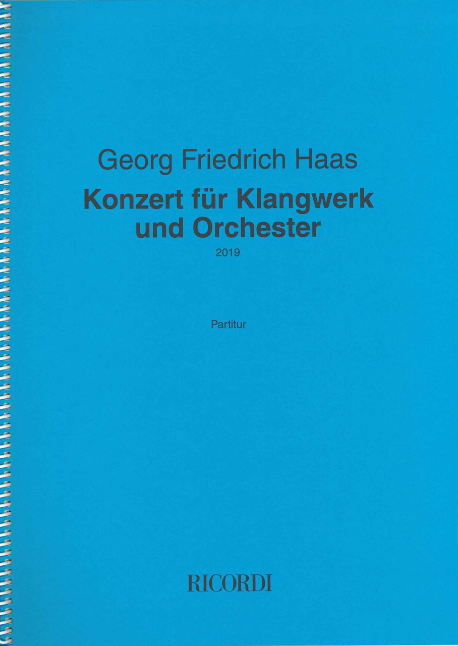 Haas, Konzert fur Klangwerk und Orch (Ricordi)
