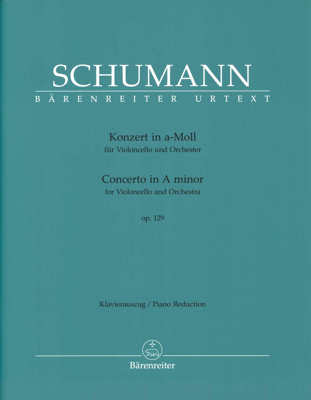 Schumann, Cello Concerto in a minor (Barenreiter)