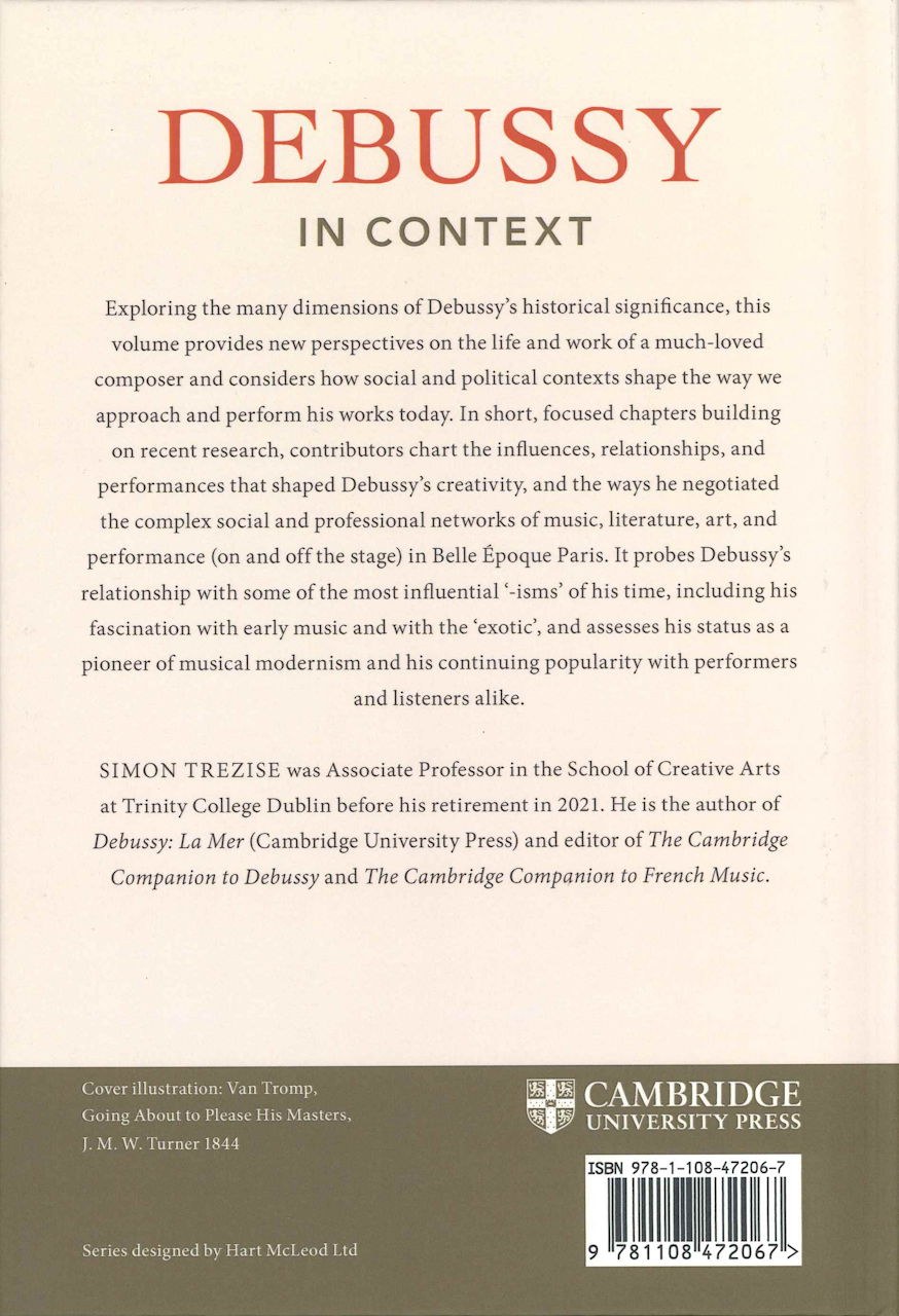 Trezise, Debussy in Context (hard) (Cambridge University Press)