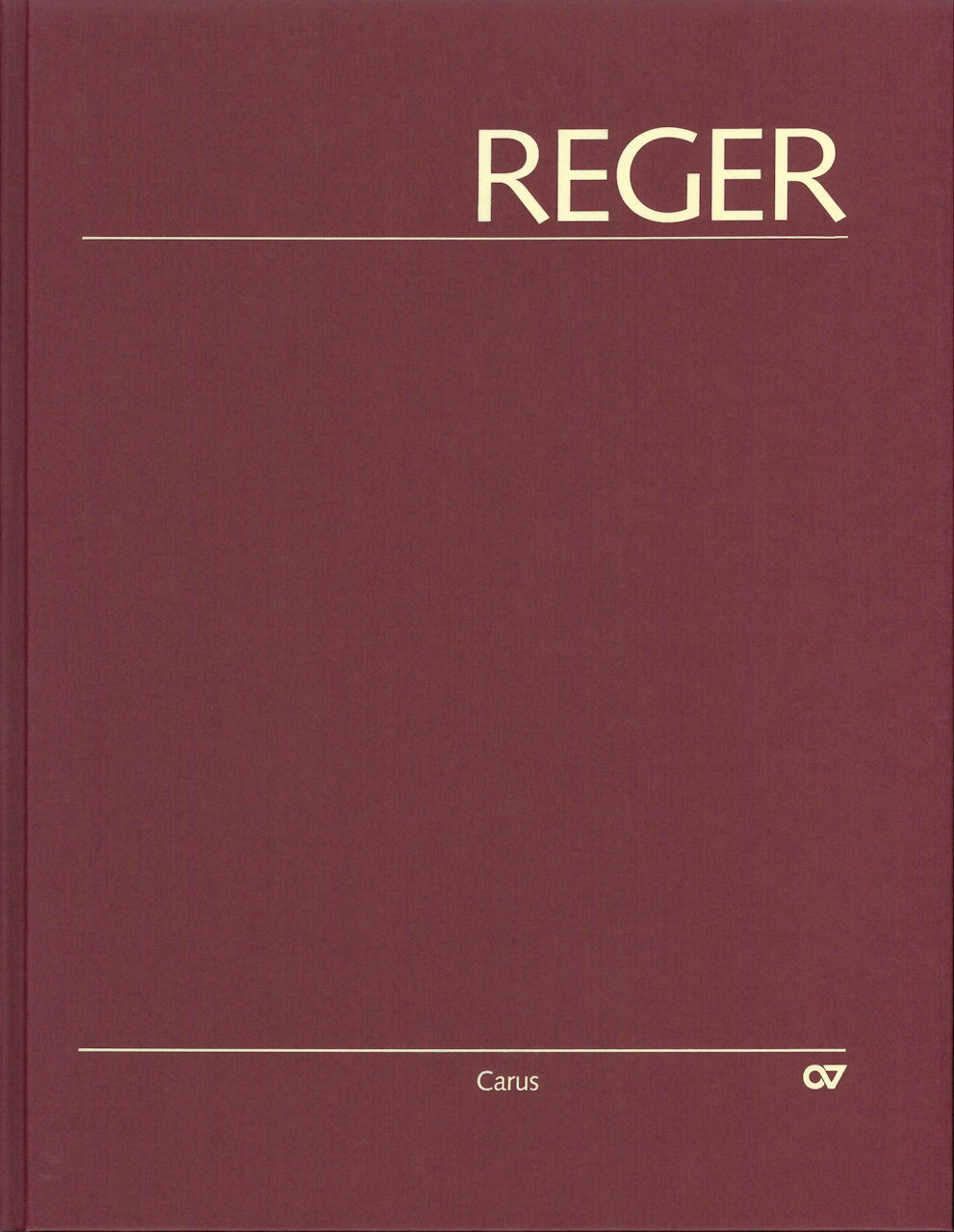 Reger, Werkausgabe 2/10: Werke fur Manne (Carus)