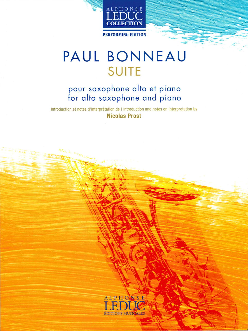 Bonneau, Suite (ASax,Pf) (Leduc)